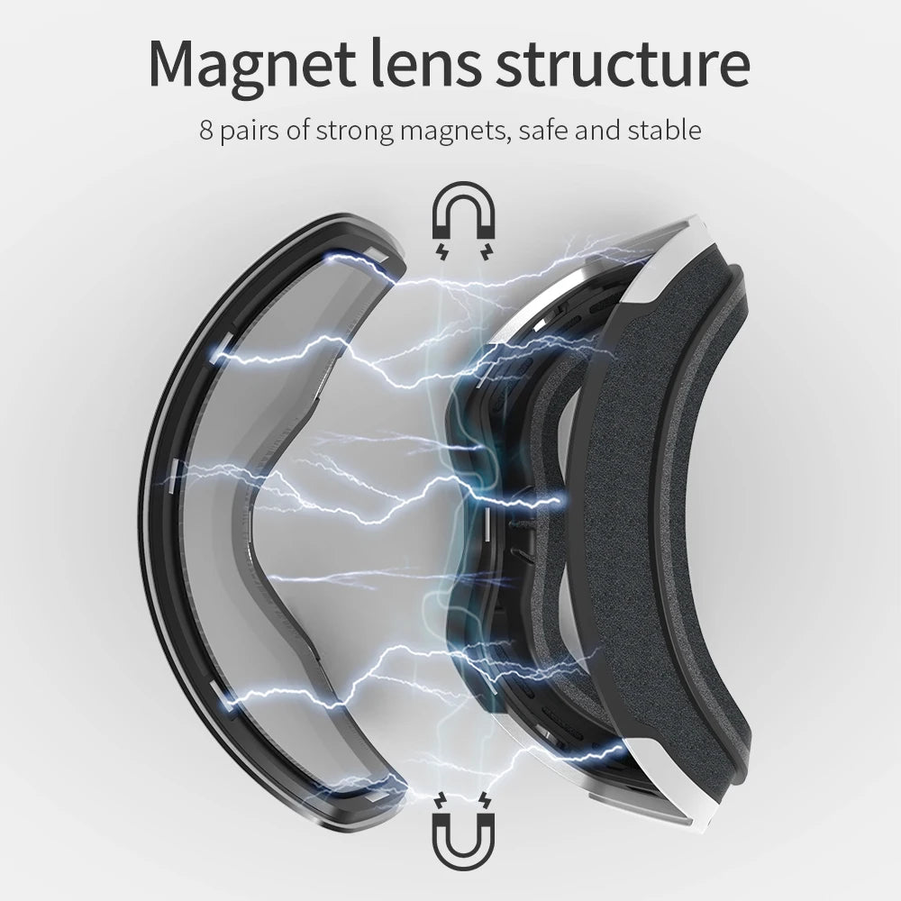 Kampayla x COPOZZ Magnetic Ski Goggles – Anti-Fog UV400 Snow Goggles for Men & Women