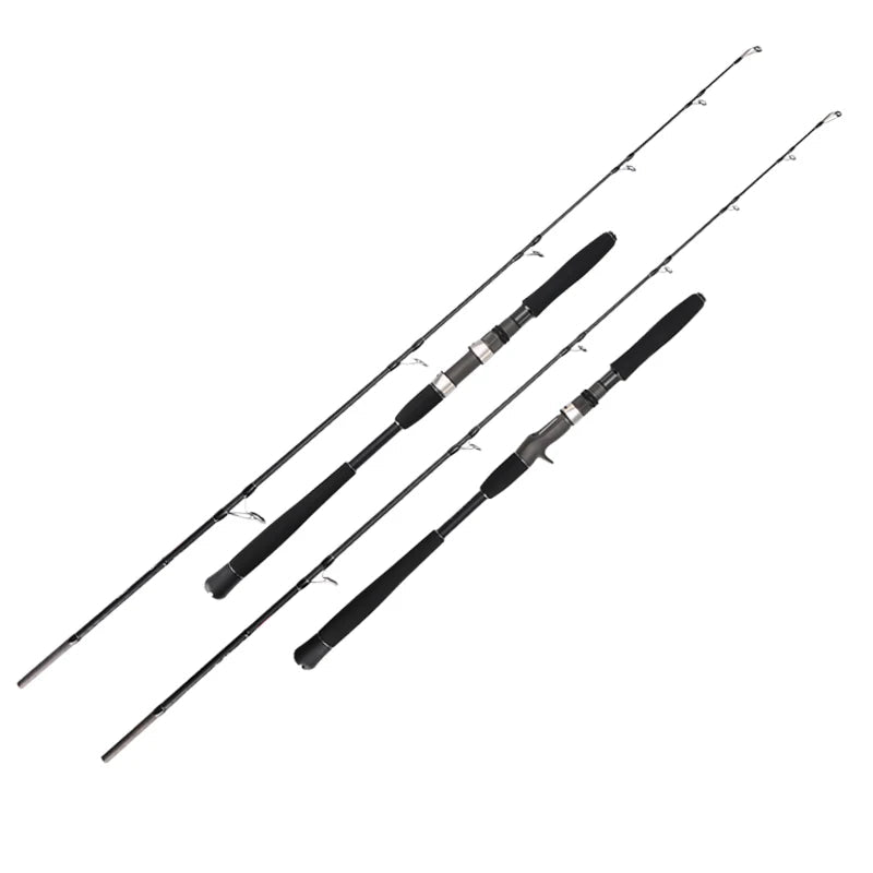 Kampayla x MAD MOUSE 1.9m Offshore Jigging Rod – PE 4–8 Carbon Boat Rod with FUJI Guides (30kg Power)