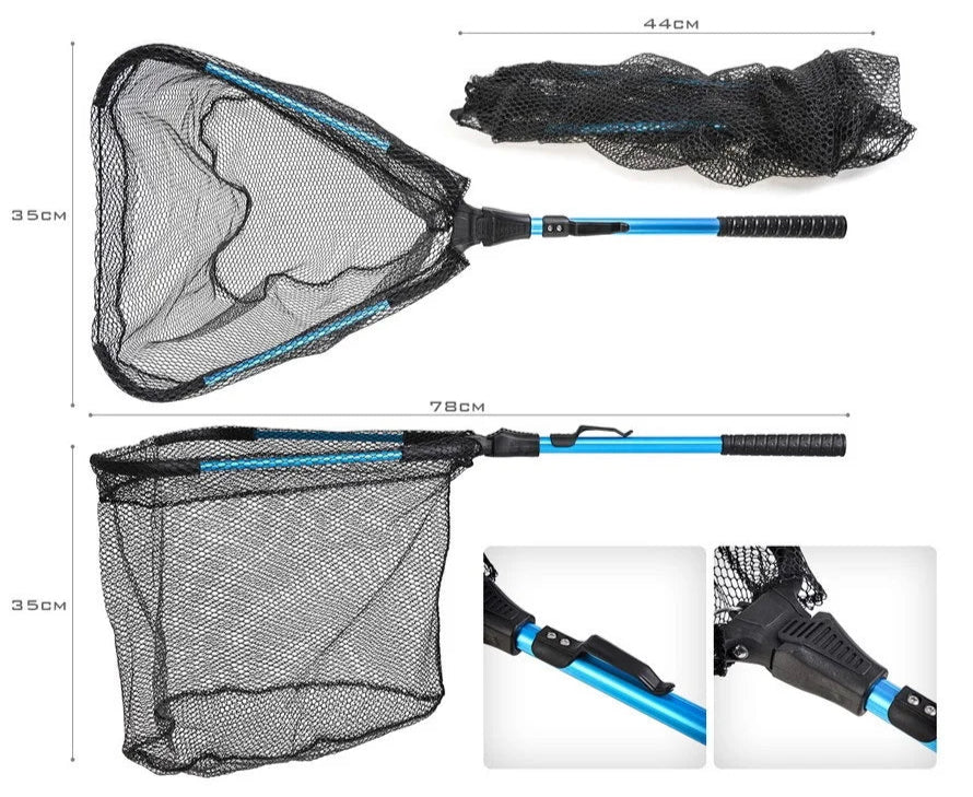 Retractable Hand Fishing Net
