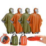 Kampayla Emergency Rain Poncho & Thermal Survival Blanket