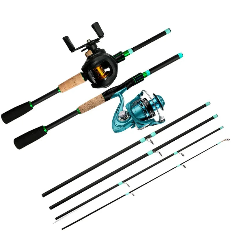 Carbon Lure Fishing Rod & Reel Combo