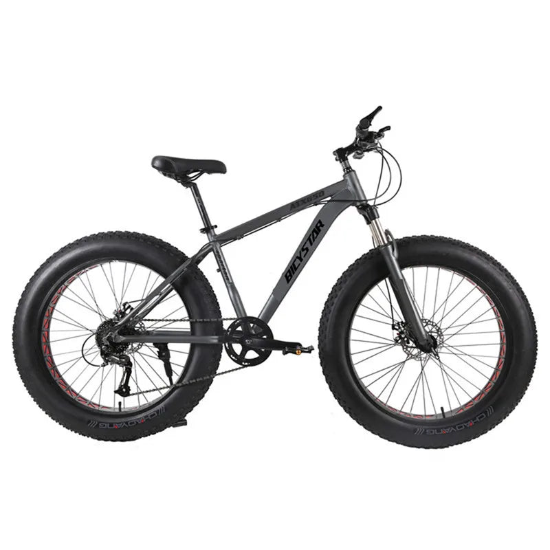 BICYSTAR SJ-F28 Fat Tire Mountain Bike – 26” Full Suspension, 7–30 Speed | Kampayla Adventures