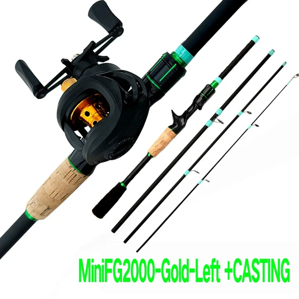 Carbon Lure Fishing Rod & Reel Combo
