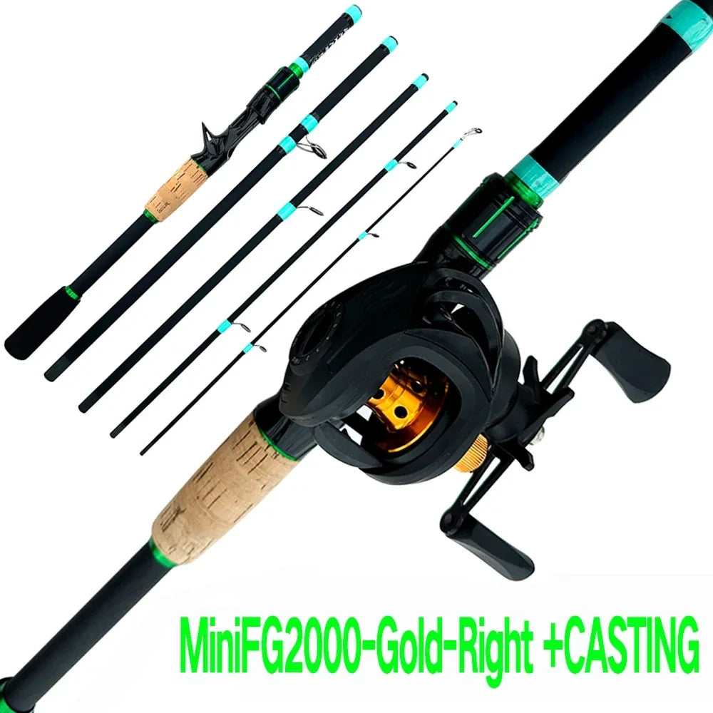 Carbon Lure Fishing Rod & Reel Combo