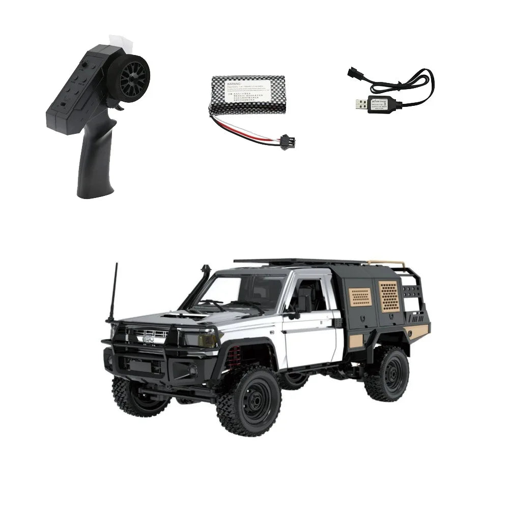 Kampayla MN82S 1:12 4WD Remote Control Pickup – Full-Scale RC Truck with LED Lights & Dual Speed
