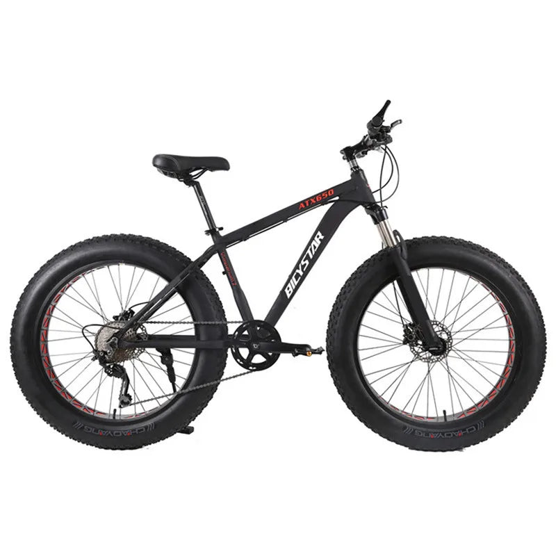 BICYSTAR SJ-F28 Fat Tire Mountain Bike – 26” Full Suspension, 7–30 Speed | Kampayla Adventures