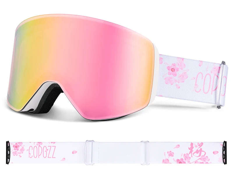 Kampayla x COPOZZ Magnetic Ski Goggles – Anti-Fog UV400 Snow Goggles for Men & Women