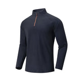 Men’s Fleece Training Sweatshirt – Zip Collar Outdoor Activewear | Kampayla Adventures