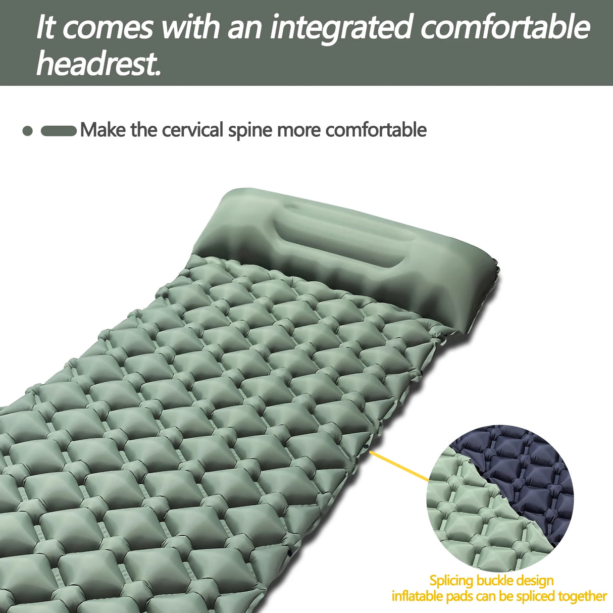 Kampayla Ultra-Comfort Inflatable Camping Mattress – Built-In Pump | Single & Double Options