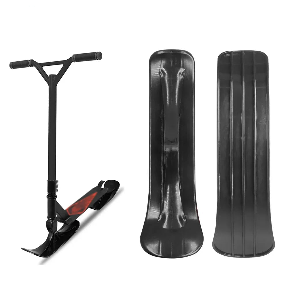Kampayla Kids' Snow Scooter Ski Sled Boards – Universal Winter Sled Accessories (2-Pack)
