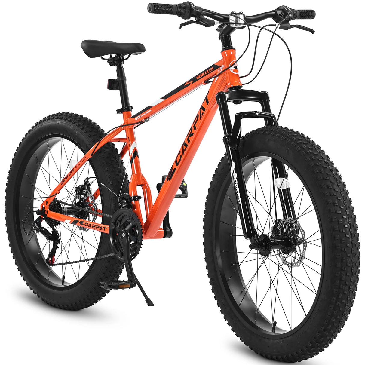 26” Alloy Fat Tire Mountain Bike – Front Suspension & Full Shimano Kit | Kampayla Adventures