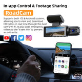 Kampayla HD Dual Lens Dash Cam – 1080P, WiFi, Night Vision, Motion Detection
