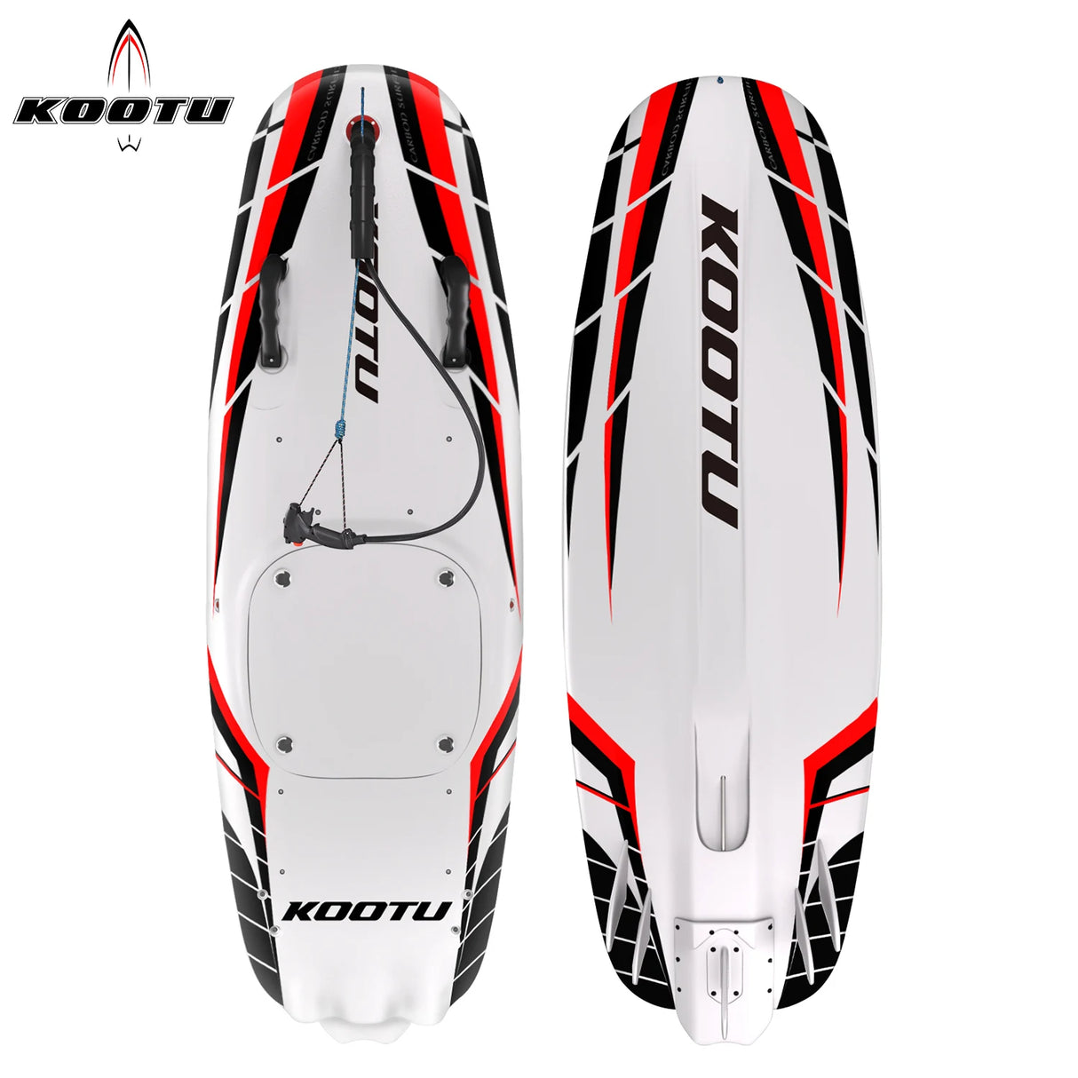 Kampayla KOOTU Carbon Fibre Motorised Surfboard – 2-Stroke Engine Powered Jet Surfboard with Full Kit
