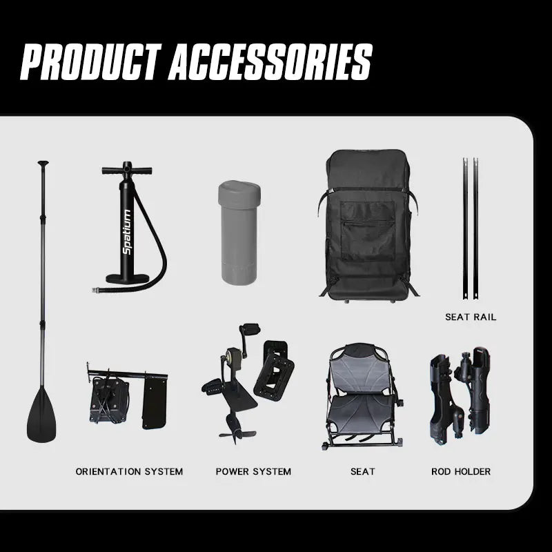 Spatium Inflatable Drop-Stitch Kayak - Full Kit