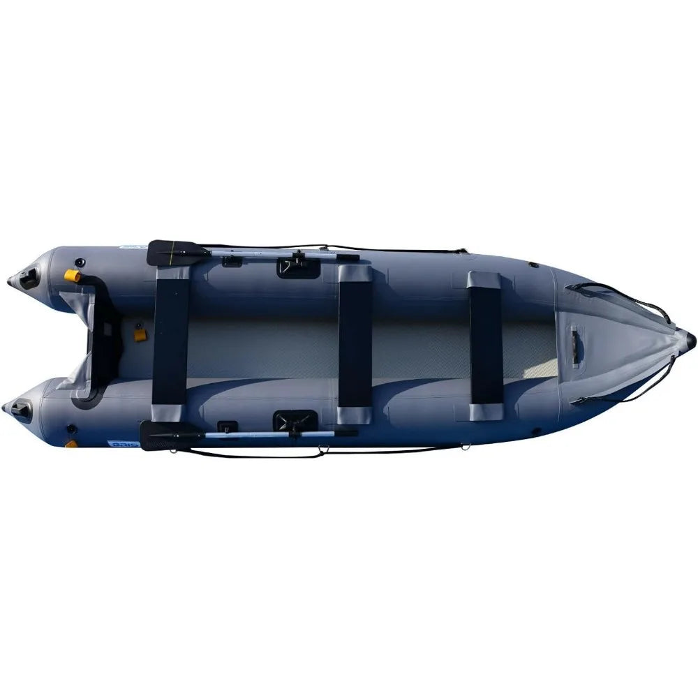 Kampayla Heavy-Duty Inflatable Boat – 1100D PVC Hull with Air Deck Floor & Accessories
