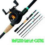 Carbon Lure Fishing Rod & Reel Combo