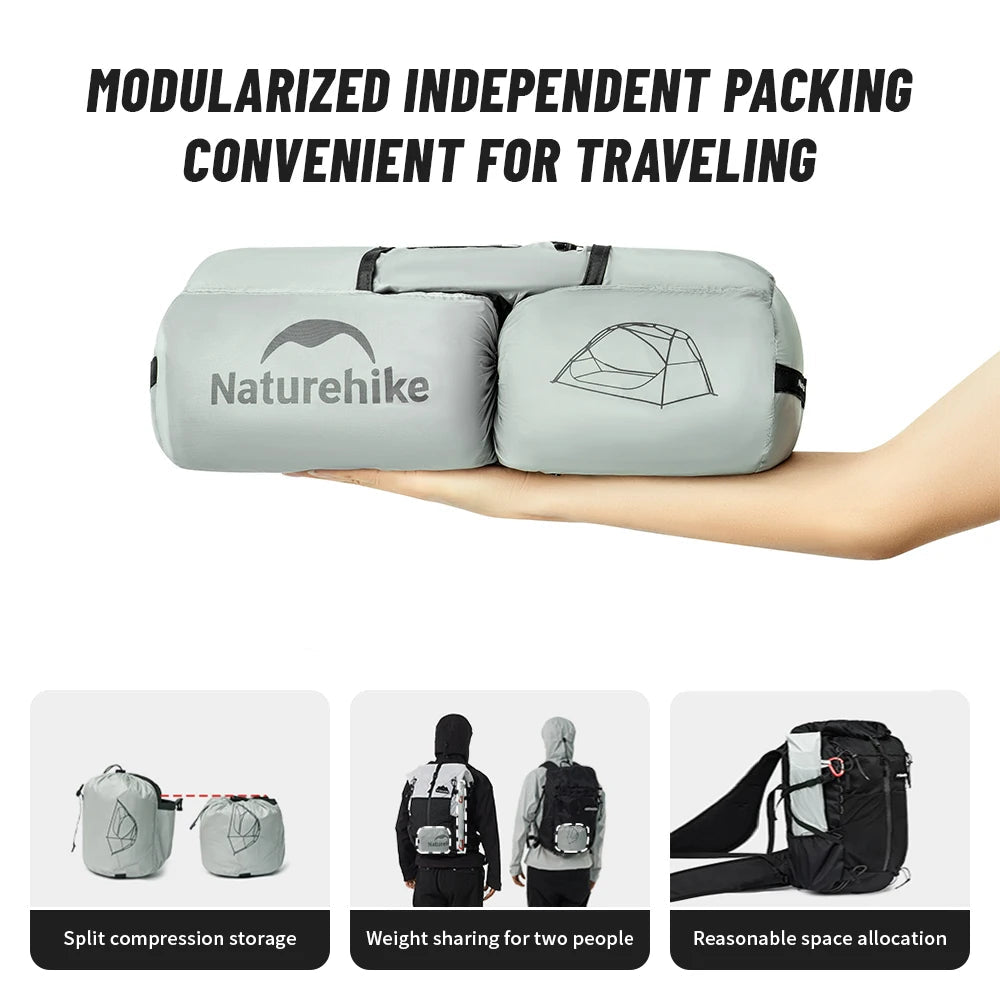 Kampayla x Naturehike 2-Person 4-Season Trekking Tent – Ultralight Double Layer Shelter for All Conditions