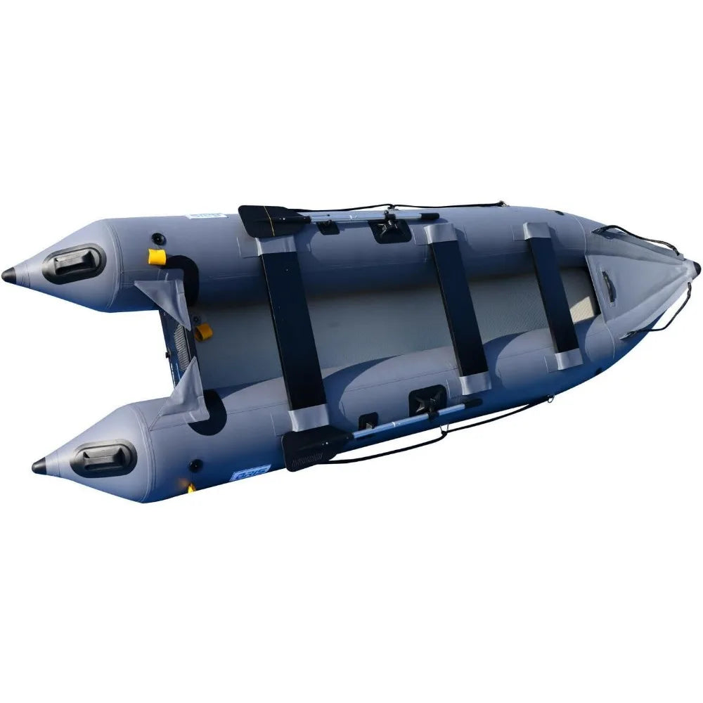 Kampayla Heavy-Duty Inflatable Boat – 1100D PVC Hull with Air Deck Floor & Accessories