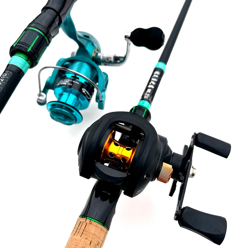 Carbon Lure Fishing Rod & Reel Combo
