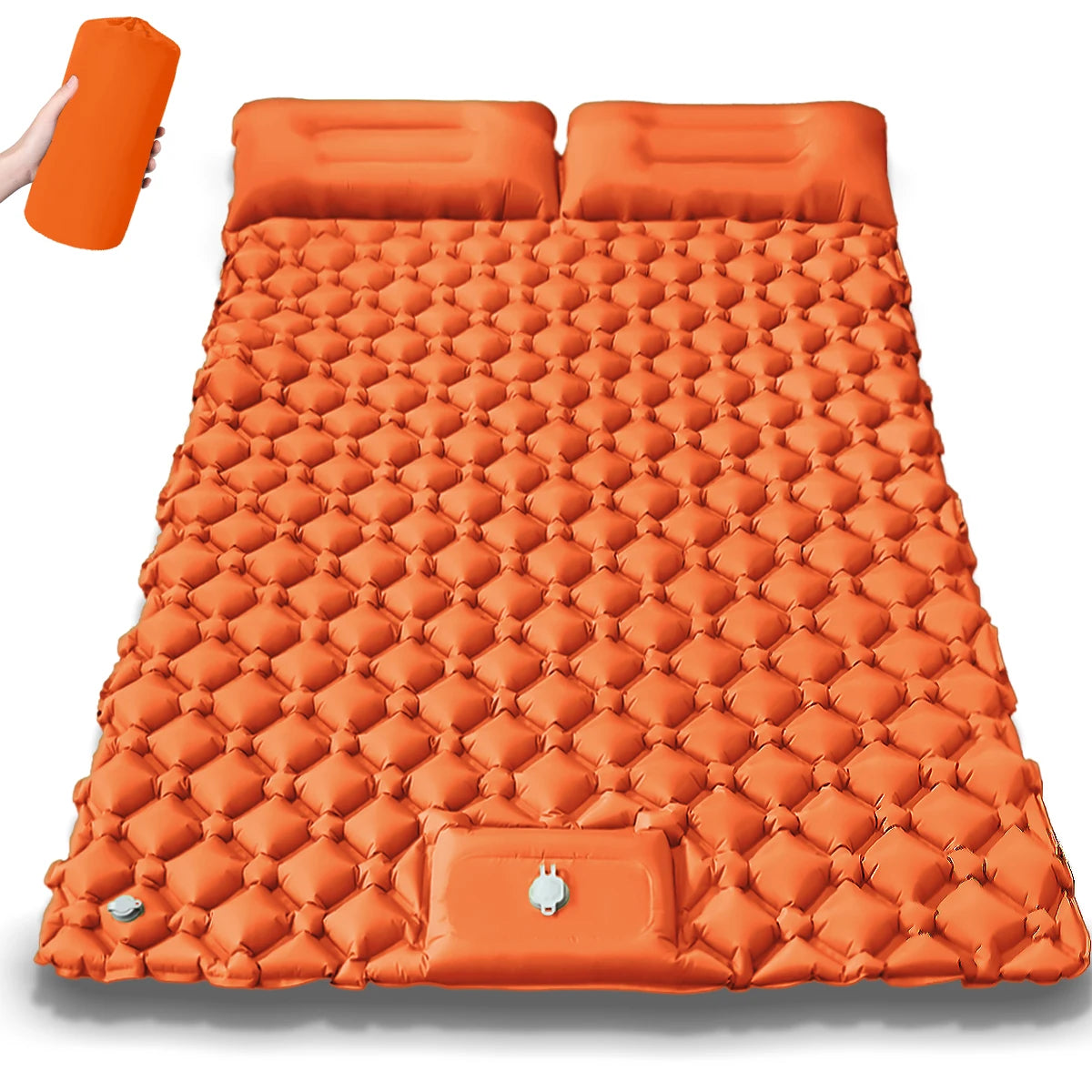 Kampayla Ultra-Comfort Inflatable Camping Mattress – Built-In Pump | Single & Double Options