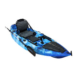 Kampayla 10ft Modular Pedal Fishing Kayak – LLDPE Hull with Rod Holders & Stadium Seat