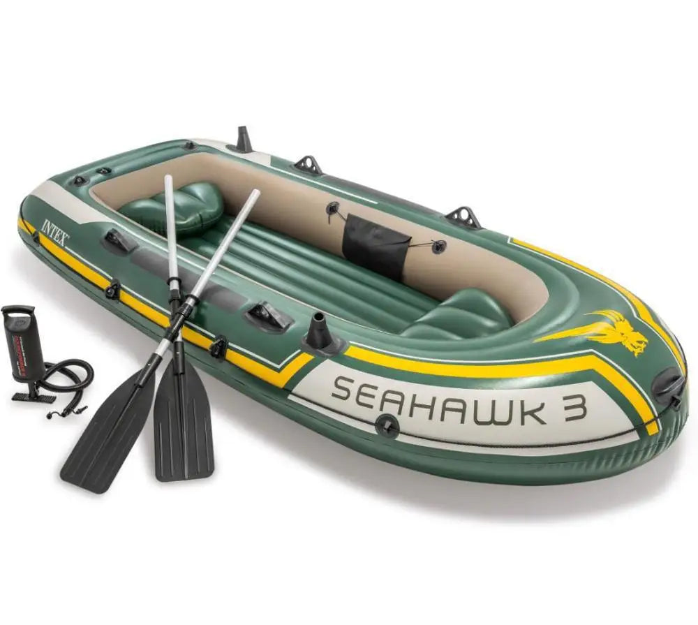Kampayla x Intex Seahawk Inflatable Boat Series – 2 to 4 Person PVC Fishing Dinghies