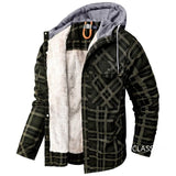 Men’s Zip-Up Plaid Shirt Jacket – Cotton Blend Casual Overshirt | Kampayla Adventures