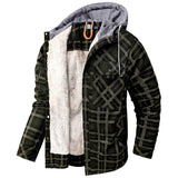 Men’s Zip-Up Plaid Shirt Jacket – Cotton Blend Casual Overshirt | Kampayla Adventures