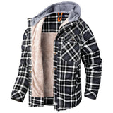 Men’s Zip-Up Plaid Shirt Jacket – Cotton Blend Casual Overshirt | Kampayla Adventures