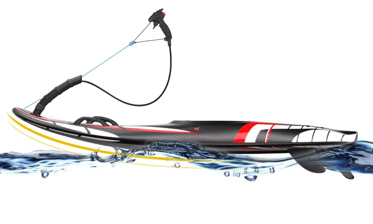 Kampayla KOOTU Carbon Fibre Motorised Surfboard – 2-Stroke Engine Powered Jet Surfboard with Full Kit