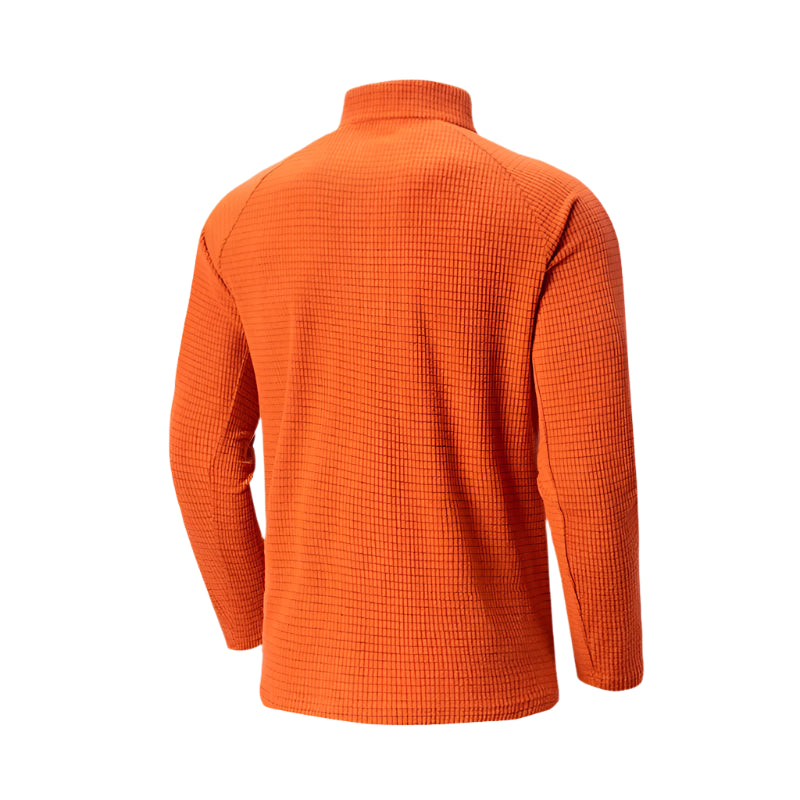 Men’s Fleece Training Sweatshirt – Zip Collar Outdoor Activewear | Kampayla Adventures