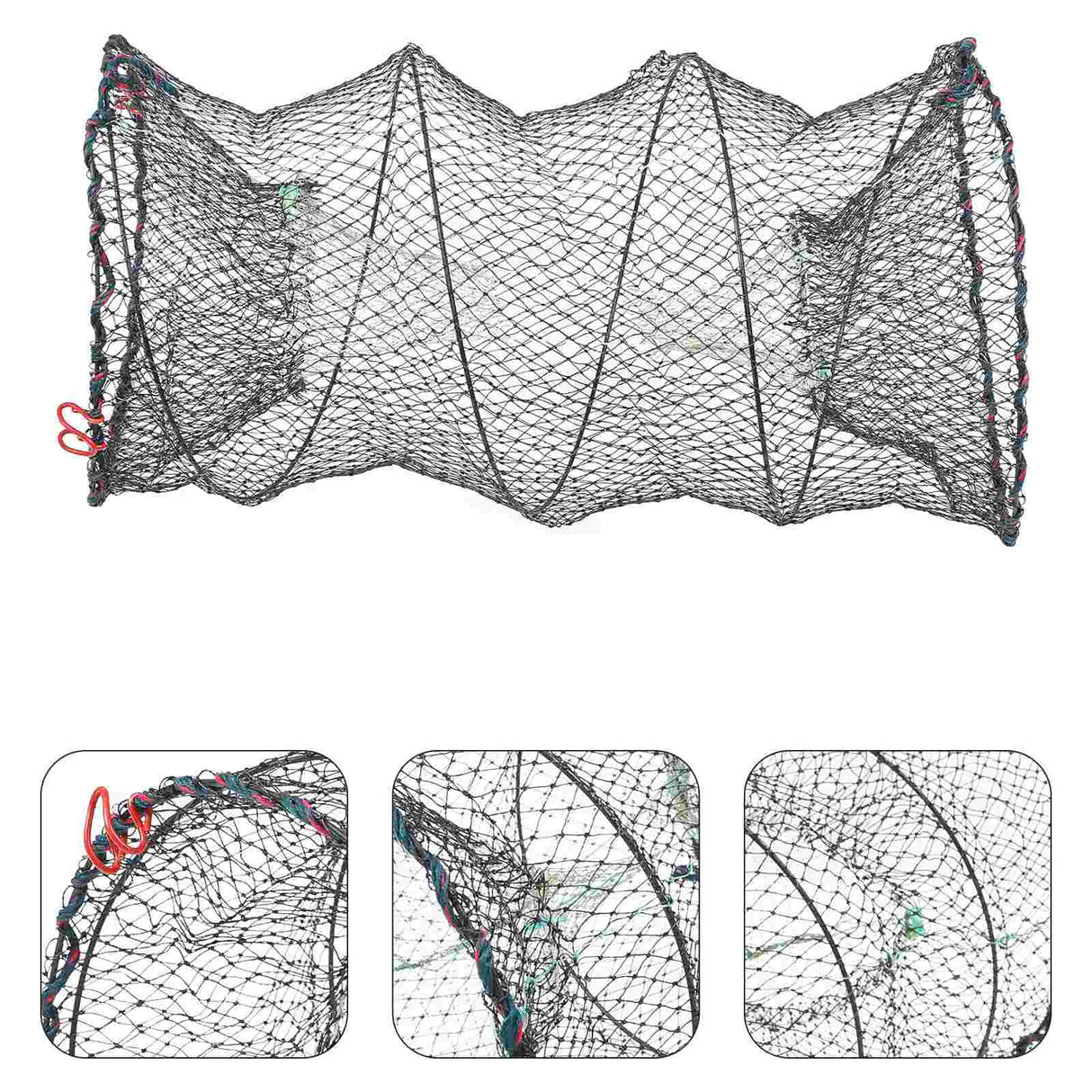 Foldable Fishing Trap Net – Portable Shrimp, Crayfish & Bait Cast Net | Kampayla Adventures