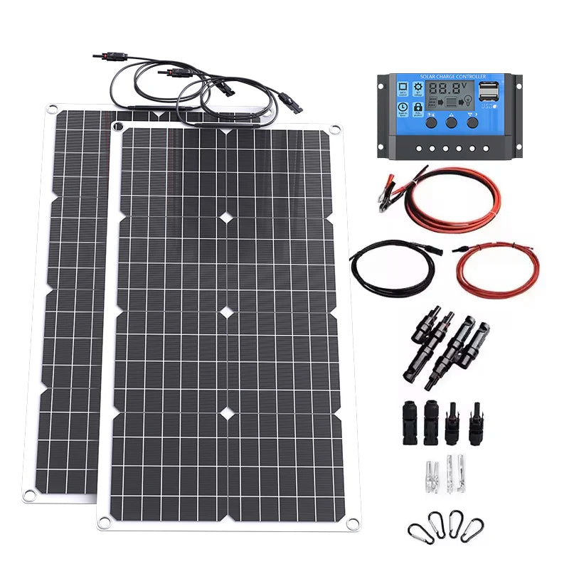 200W Flexible Solar Panel Kit