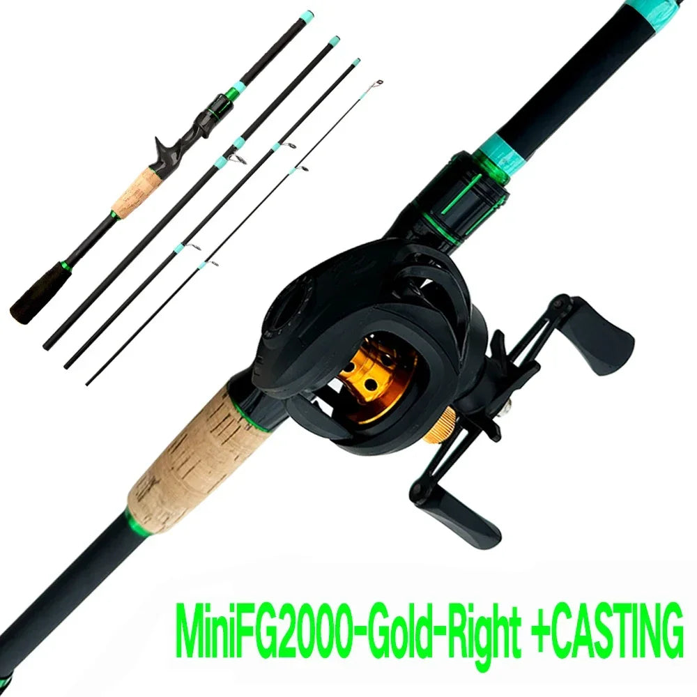 Carbon Lure Fishing Rod & Reel Combo