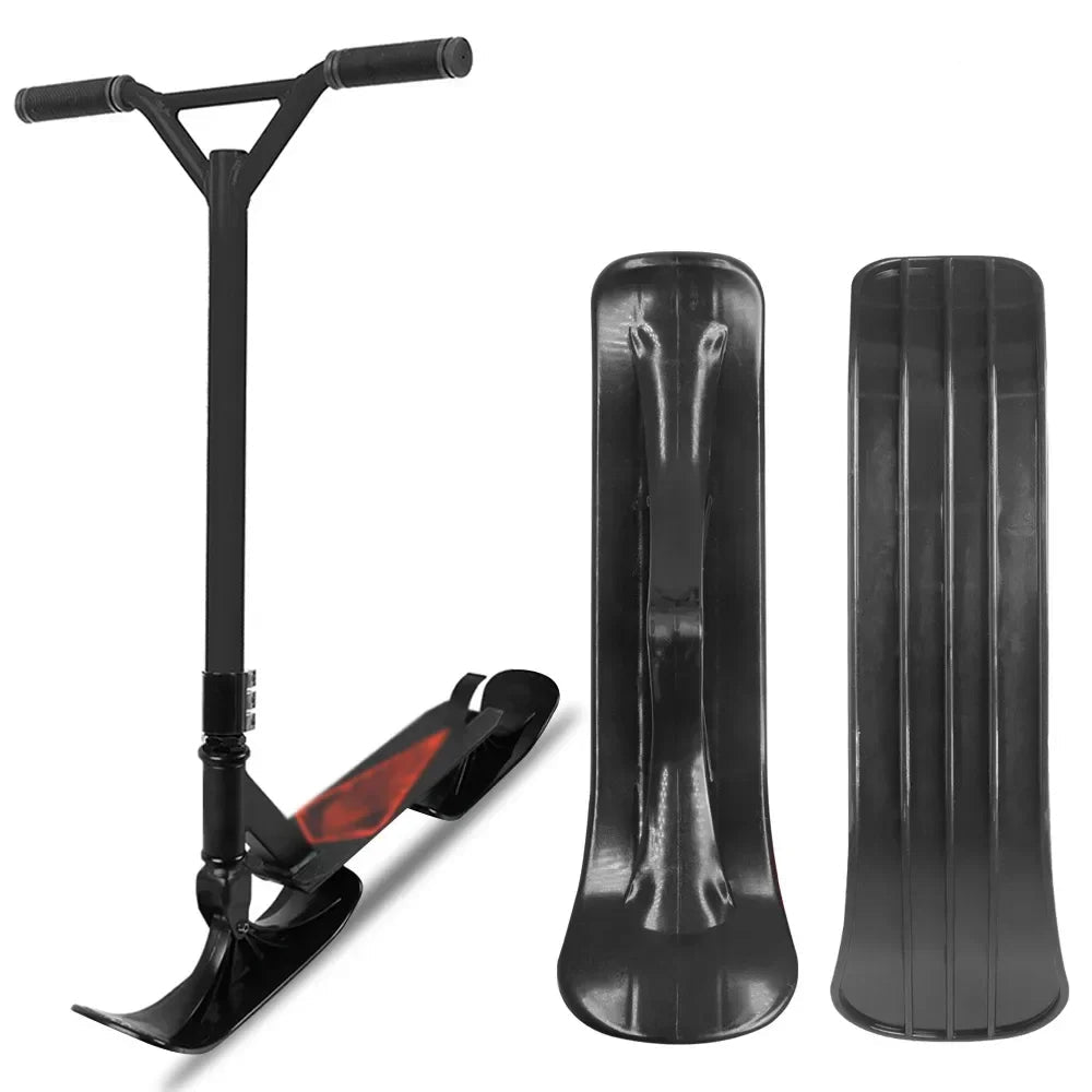 Kampayla Kids' Snow Scooter Ski Sled Boards – Universal Winter Sled Accessories (2-Pack)