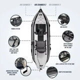 Inflatable Pedal Fishing Kayak