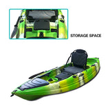 Kampayla 10ft Modular Pedal Fishing Kayak – LLDPE Hull with Rod Holders & Stadium Seat