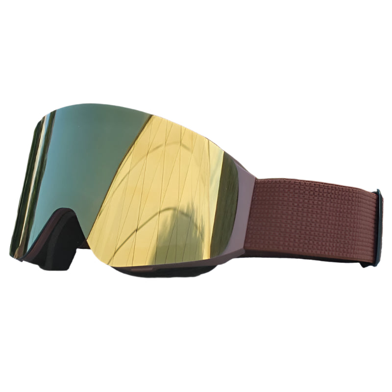 Kampayla x NANDN Magnetic Ski Goggles – Men's UV400 Snow Eyewear with Flip Lens System