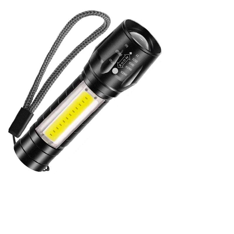 Kampayla Adventures Rechargeable LED Zoom Flashlight – 450 Lumens