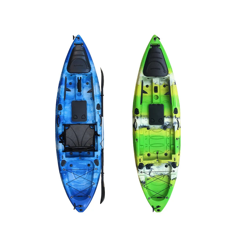 Kampayla 10ft Modular Pedal Fishing Kayak – LLDPE Hull with Rod Holders & Stadium Seat