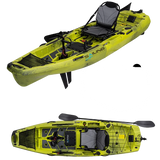 Kampayla SP2S290 Modular Pedal Fishing Kayak – 9.5ft LLDPE Hull with Rudder System & Storage