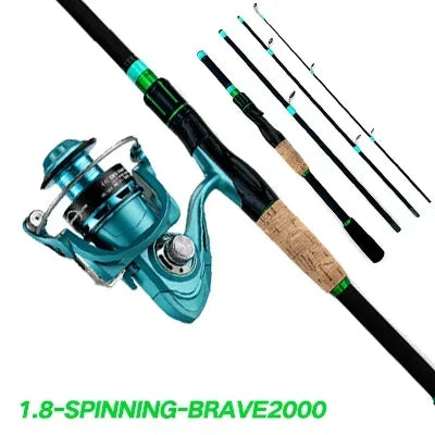 Carbon Lure Fishing Rod & Reel Combo