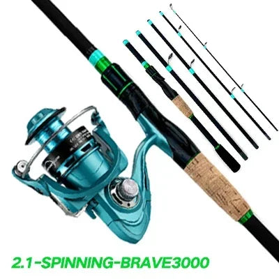 Carbon Lure Fishing Rod & Reel Combo