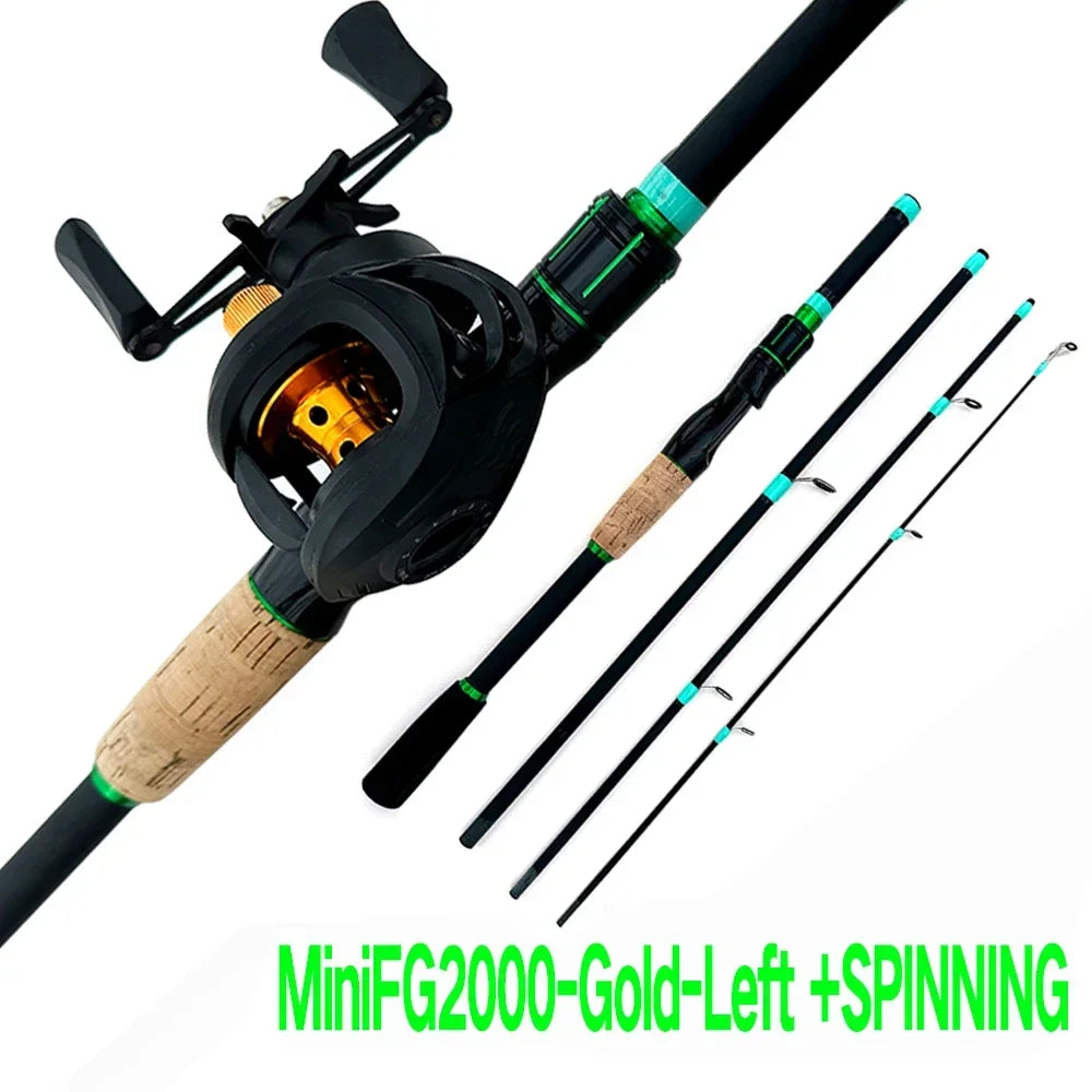 Carbon Lure Fishing Rod & Reel Combo
