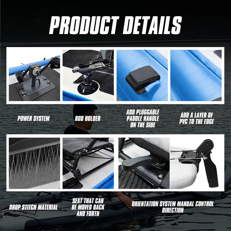 Spatium Inflatable Drop-Stitch Kayak - Full Kit
