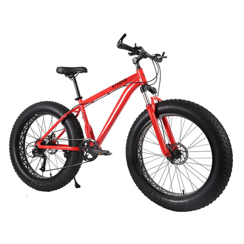 BICYSTAR SJ-F28 Fat Tire Mountain Bike – 26” Full Suspension, 7–30 Speed | Kampayla Adventures