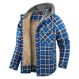 Men’s Zip-Up Plaid Shirt Jacket – Cotton Blend Casual Overshirt | Kampayla Adventures