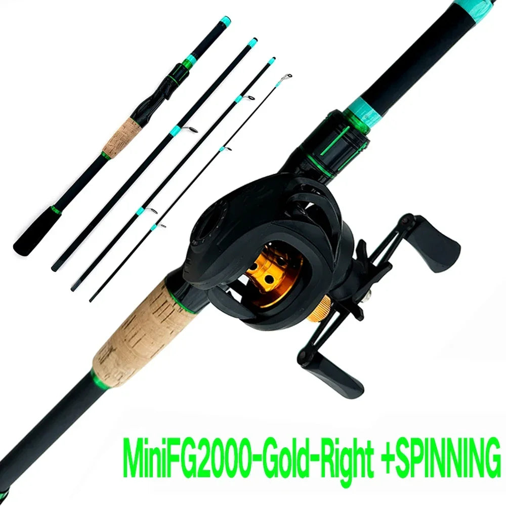 Carbon Lure Fishing Rod & Reel Combo
