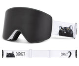 Kampayla x COPOZZ Magnetic Ski Goggles – Anti-Fog UV400 Snow Goggles for Men & Women