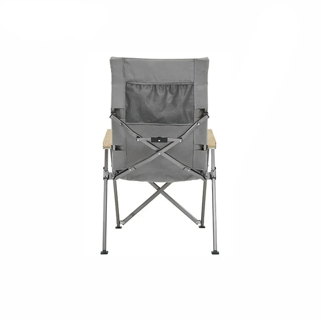 Kampayla Premium Bamboo & Aluminium Camping Chair – Foldable Outdoor Comfort